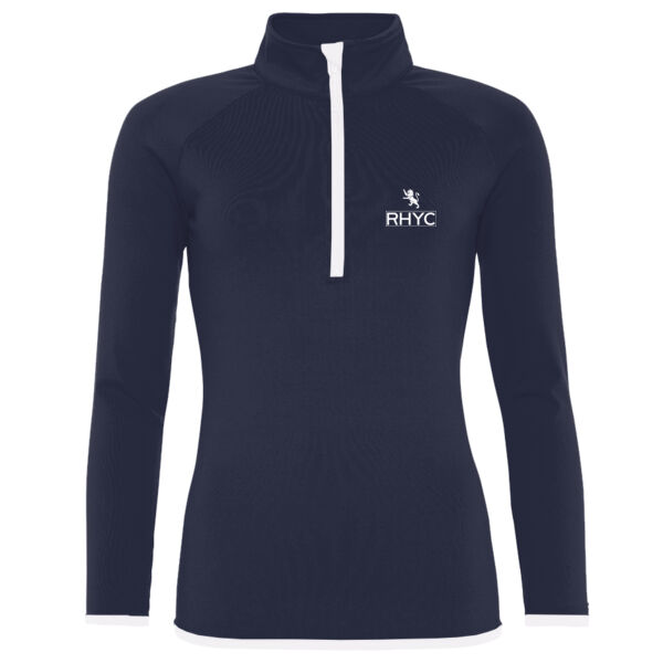 RHYC Ladies Performance Half Zip Sweat top Thumbnail